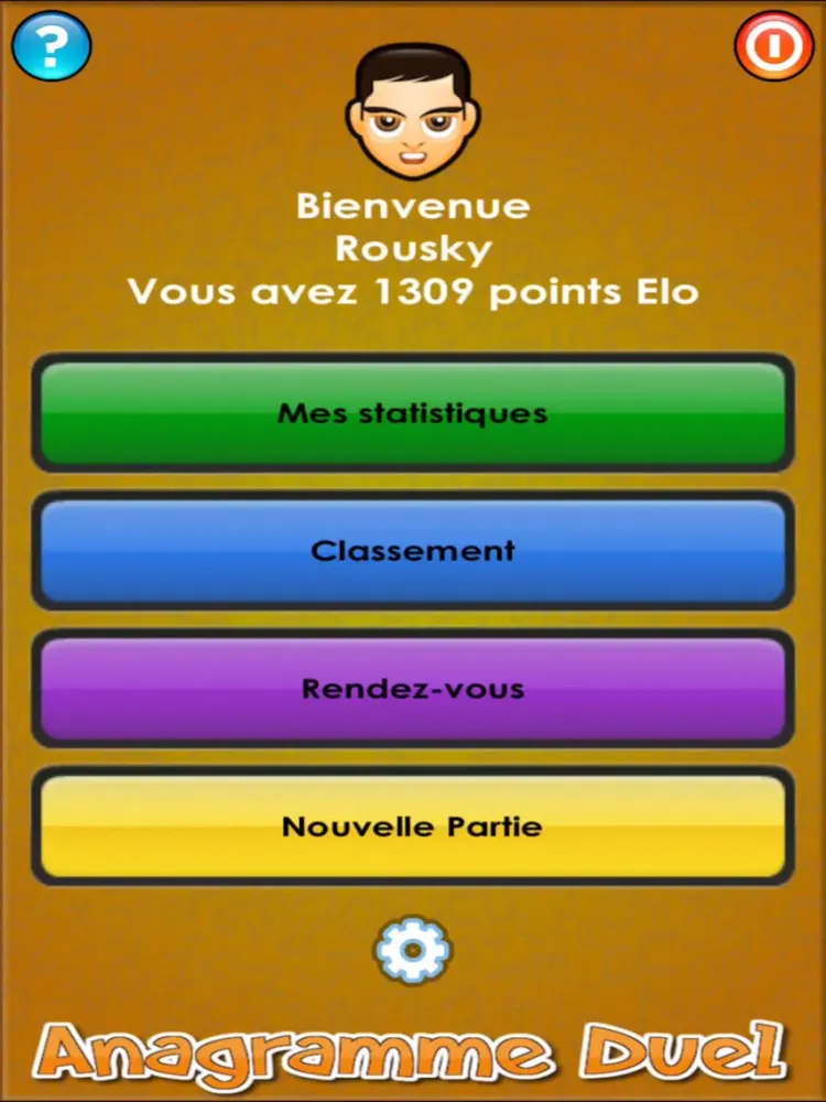 Ảnh chụp màn hình của Anagramme Duel Gratuit iPad 