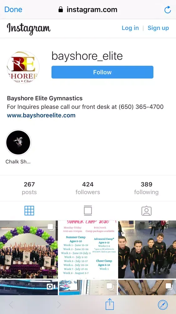 Bayshore Elite Gymnastics应用截图