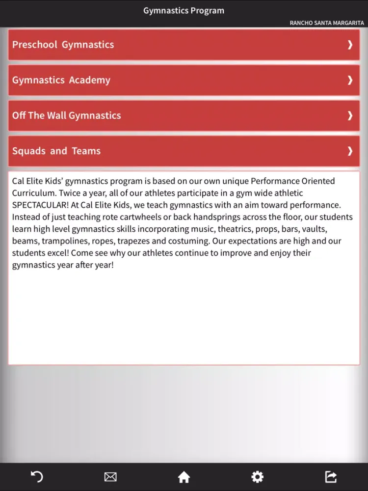 Cal Elite Kids iPad  Screenshots