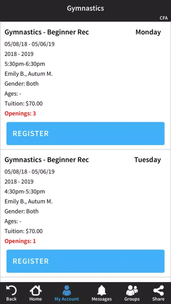 Central Florida Athletics應用截圖