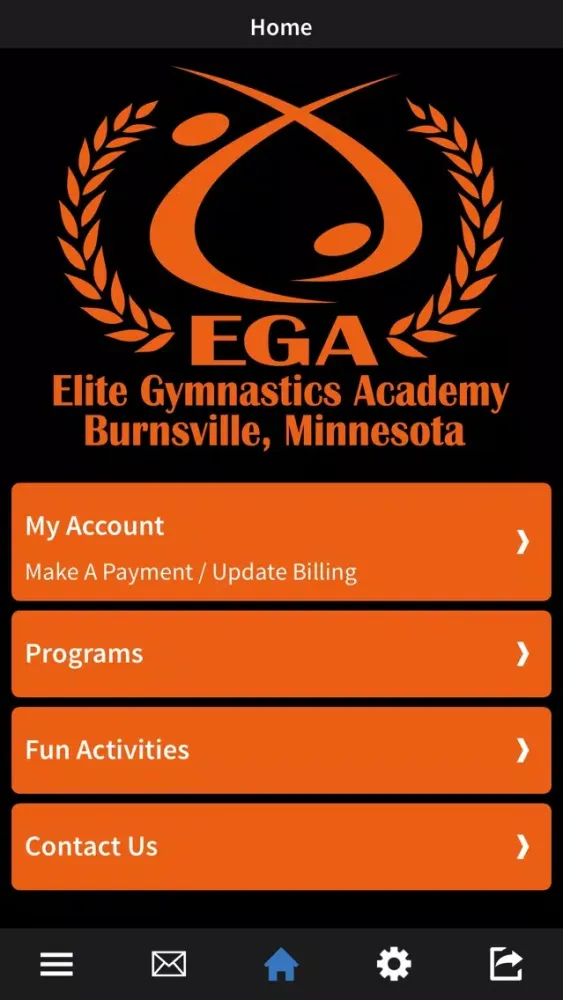 Tangkapan layar Elite Gymnastics Academy