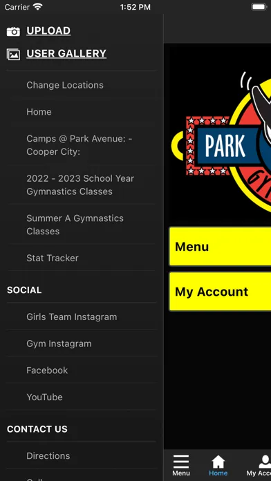Capturas de tela do Park Avenue Gymnastics
