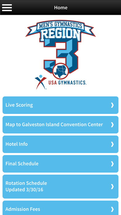 Скриншоты Region 3 Men's Gymnastics Championship