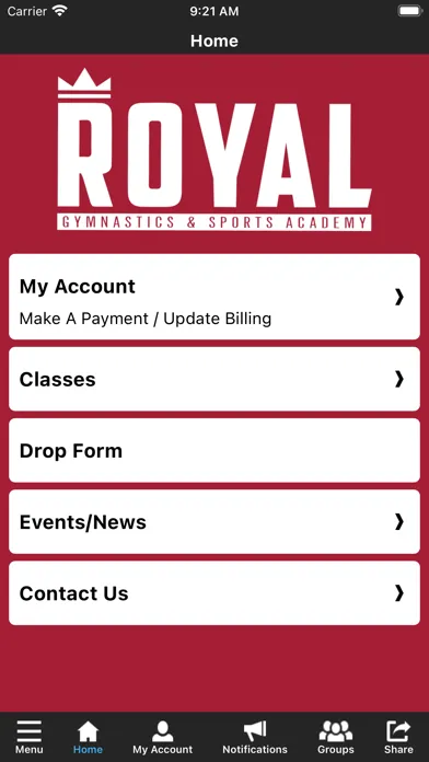 Screenshot di Royal Gymnastics & Sports