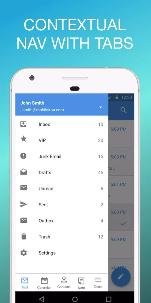Скриншоты Ivanti Email+