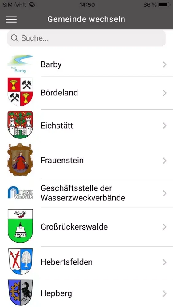 Meine Gemeinde App سکرین شاٹس