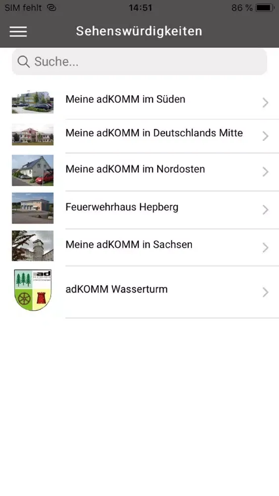 Meine Gemeinde App سکرین شاٹس