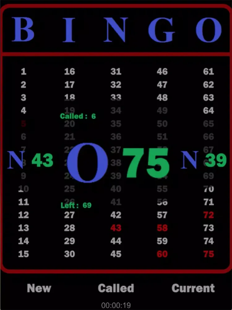 Ảnh chụp màn hình của Bingo Combo iPad 