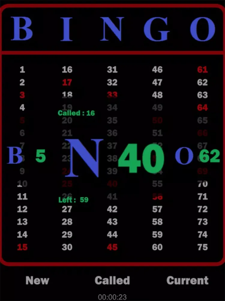 Bingo Caller #1 iPad  スクリーンショット