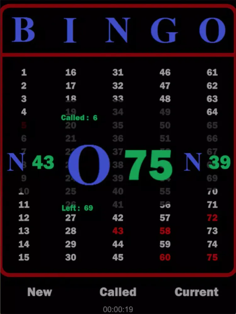 Bingo Caller #1 iPad  スクリーンショット