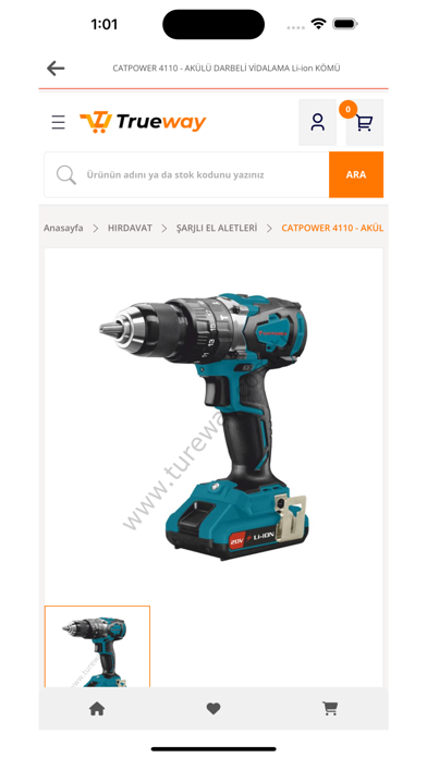 Trueway Ekran Görüntüleri