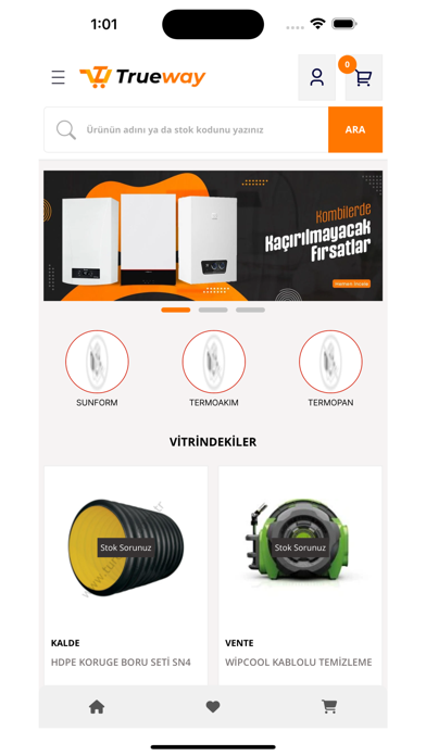 Trueway Ekran Görüntüleri