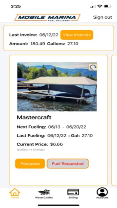 ภาพหน้าจอของ Mobile Marina