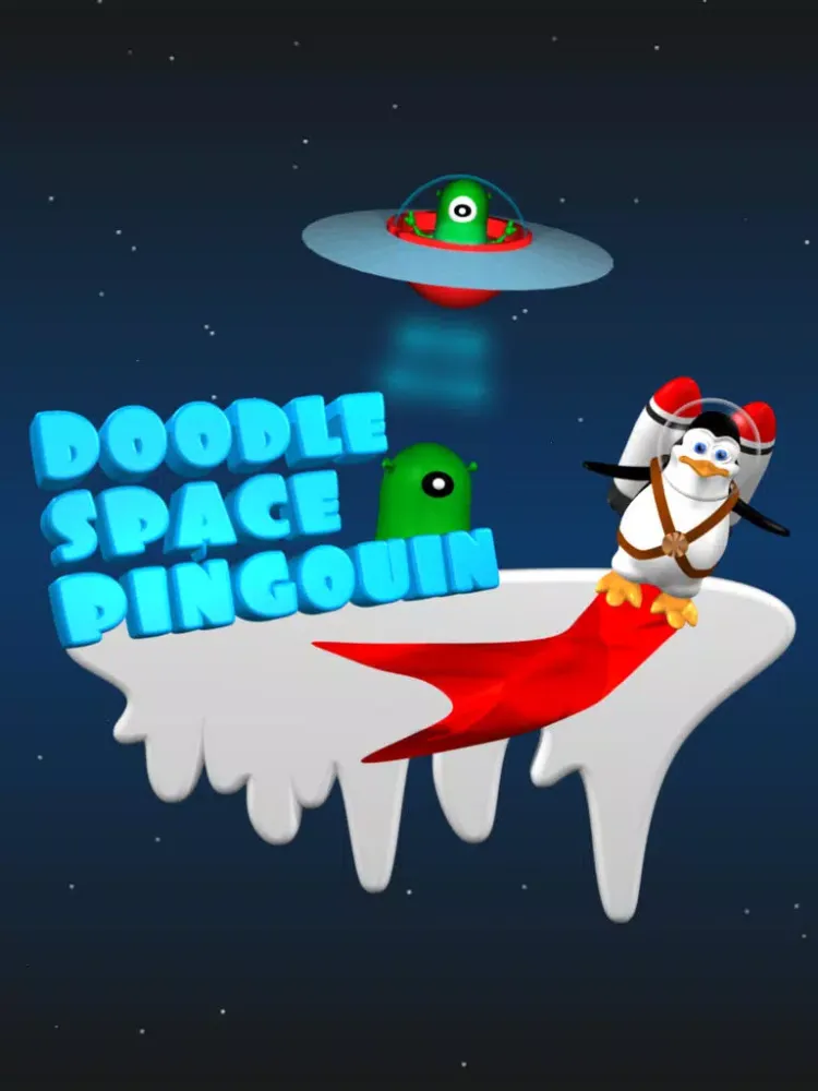 Doodle Space Pingouin HD iPad  Screenshots
