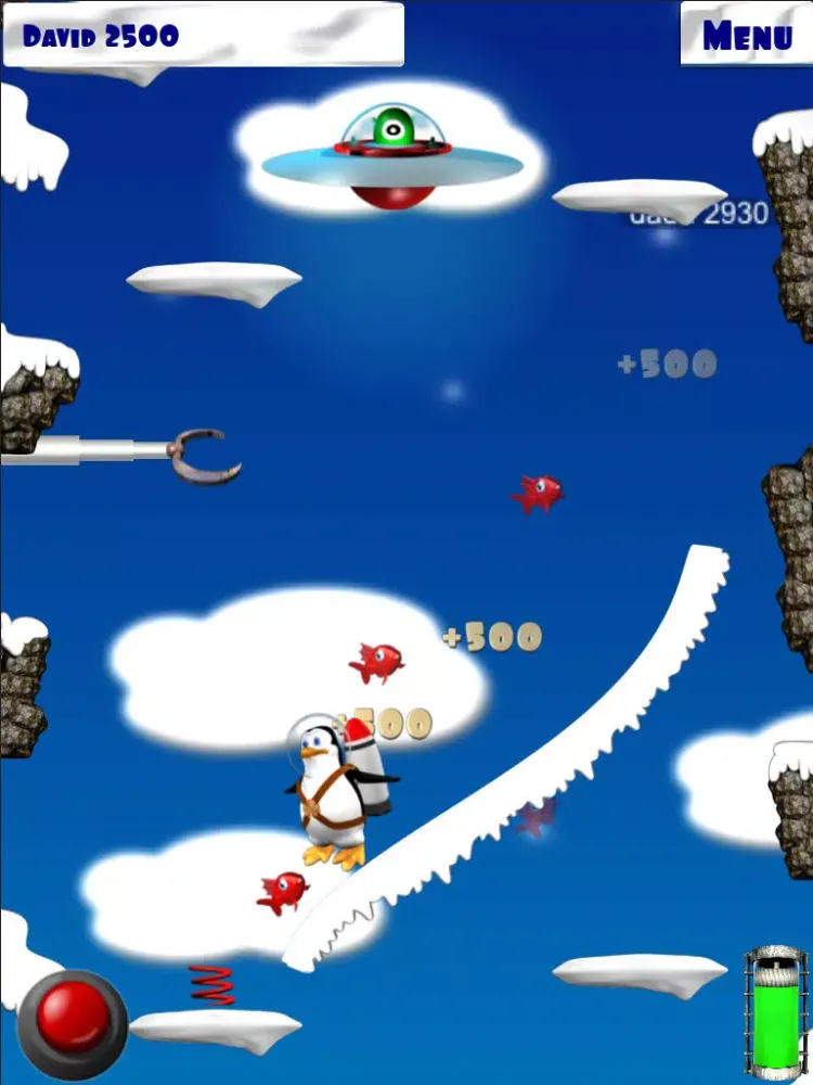 Doodle Space Pingouin HD iPad  Screenshots