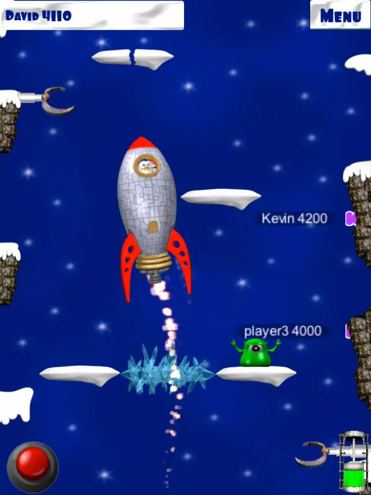 Doodle Space Pingouin HD iPad  Screenshots