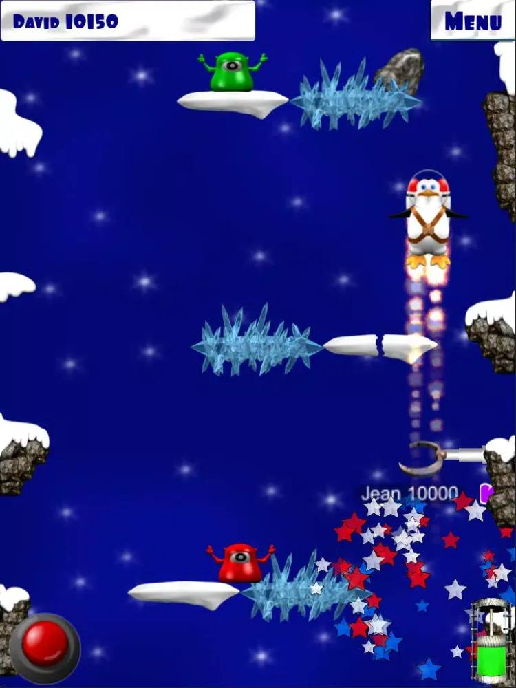 Doodle Space Pingouin HD iPad  Screenshots