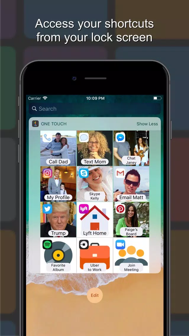 Скриншоты One Touch: Speed Dial for Apps