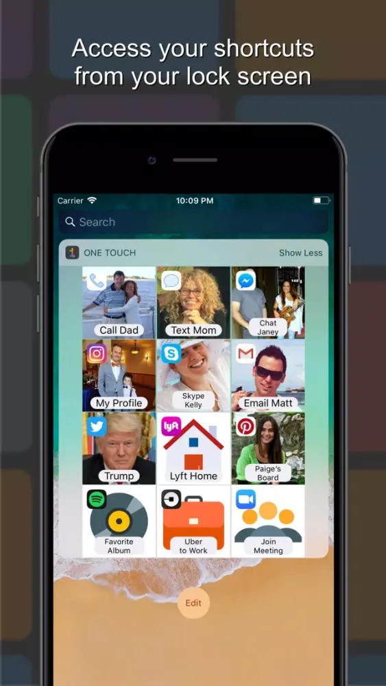 Screenshot di One Touch: Speed Dial for Apps