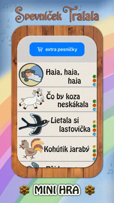 Spevníček.Tralala应用截图