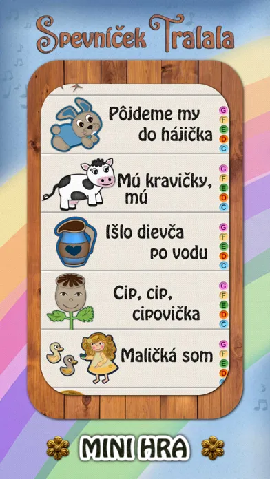 Spevníček.Tralala应用截图