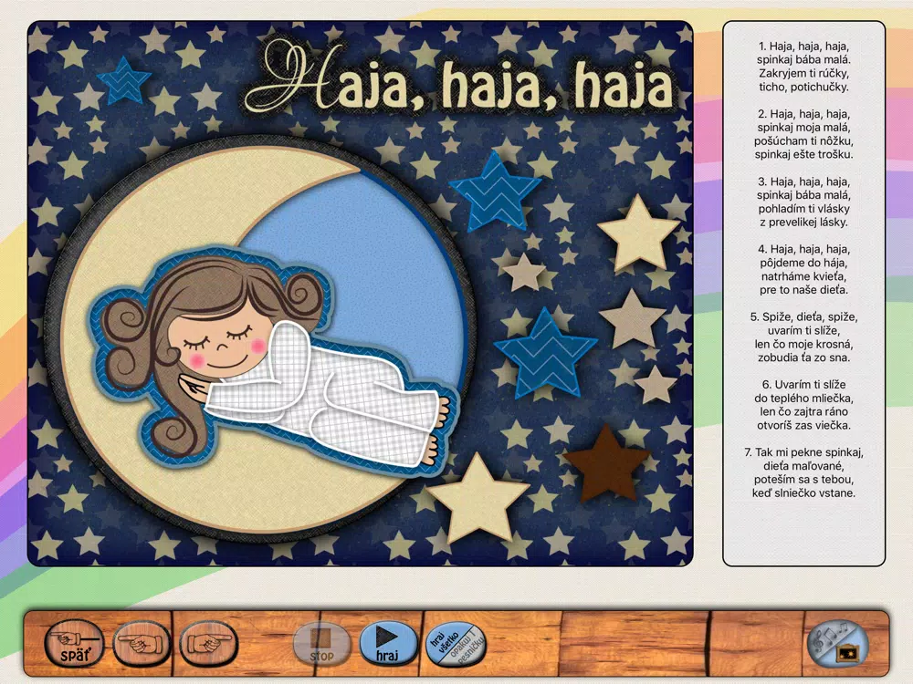 Spevníček Tralala iPad 应用截图