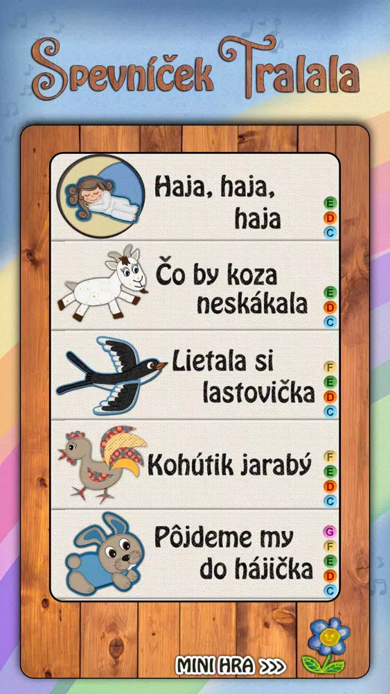 Spevníček Tralala应用截图