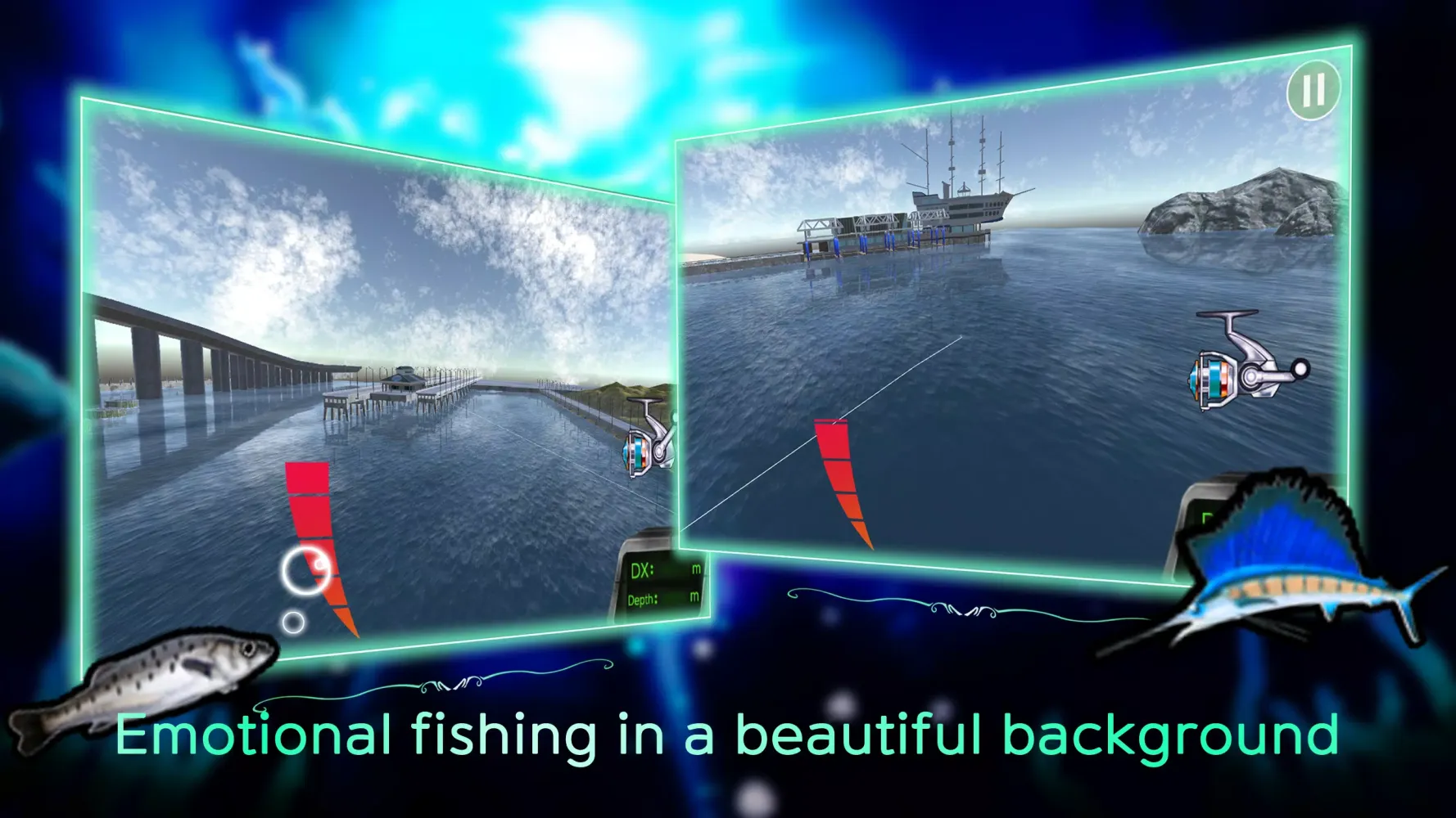 RealisticFishingGame Casting スクリーンショット