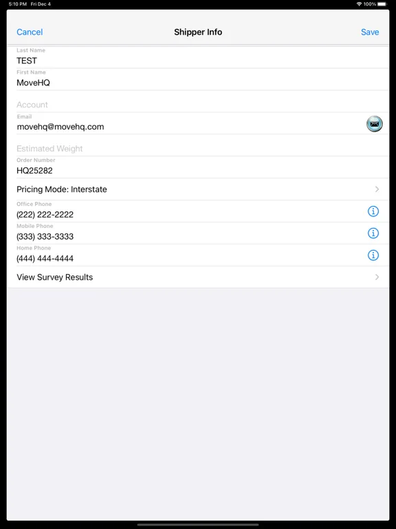 Capturas de pantalla de HQ Driver iPad 