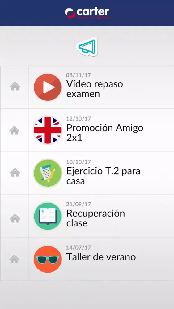 Carter School Alumnos Screenshots