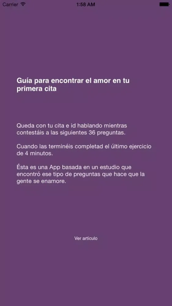 Guía conversación primera cita স্ক্রিনশট
