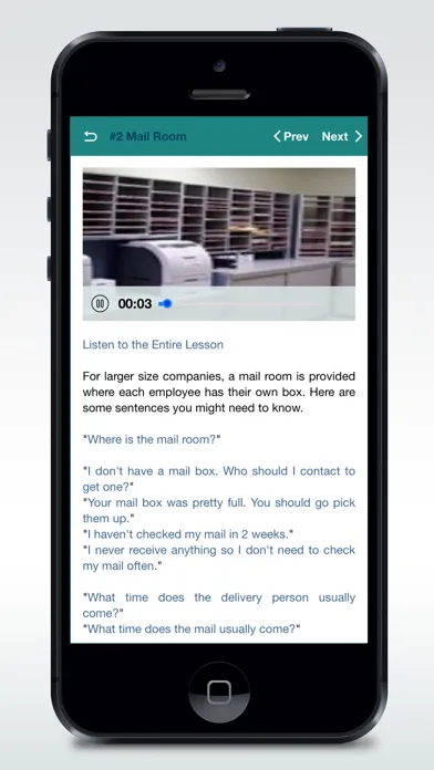 Capturas de pantalla de Business English Conversations