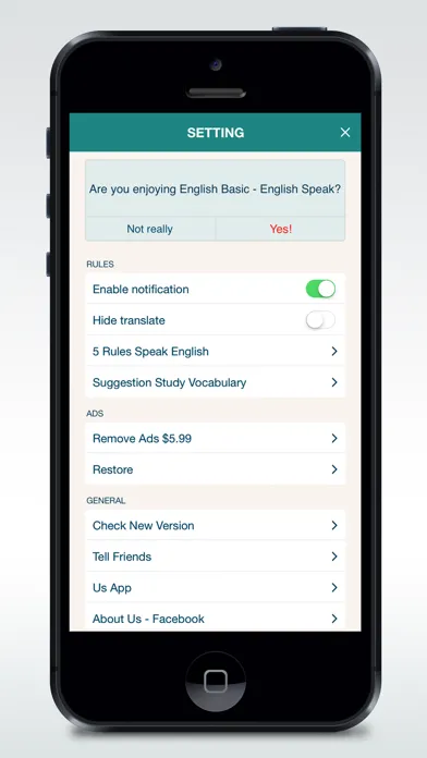 Zrzuty ekranu English Conversation Basic