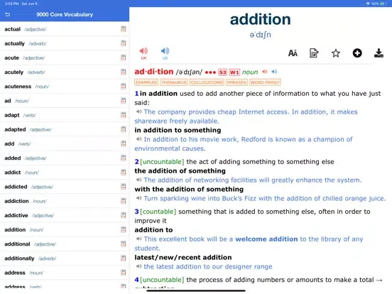 P2P Dictionary of English PRO iPad  Ekran Görüntüleri