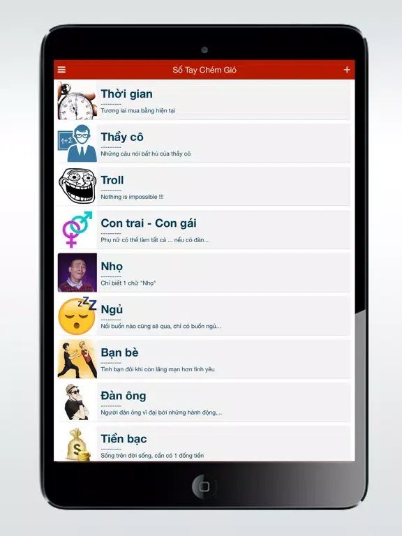 Sổ tay chém gió - sml iPad 应用截图