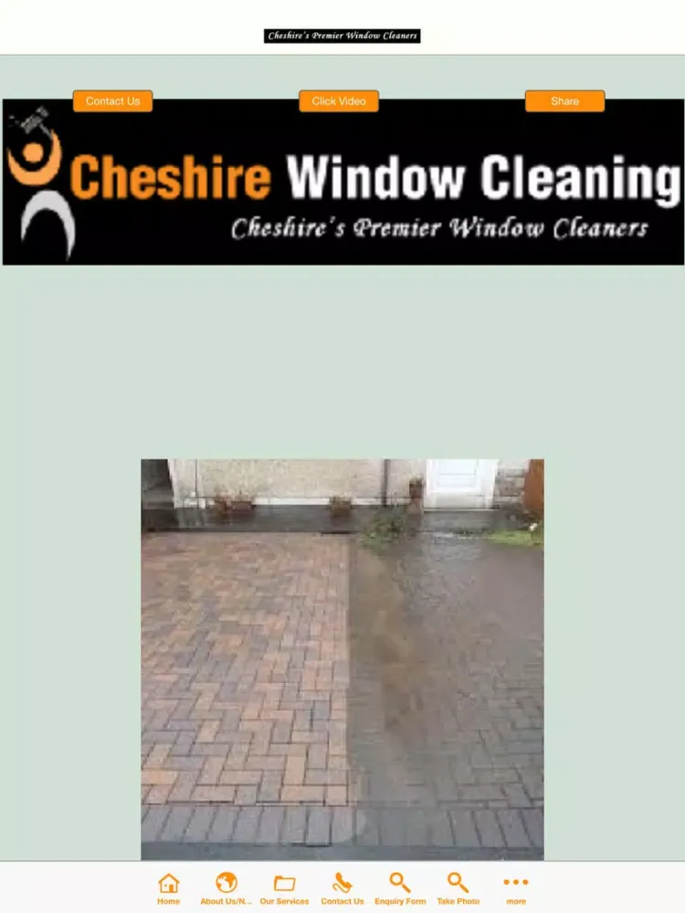 Capturas de tela do Cheshire Window Cleaning iPad 