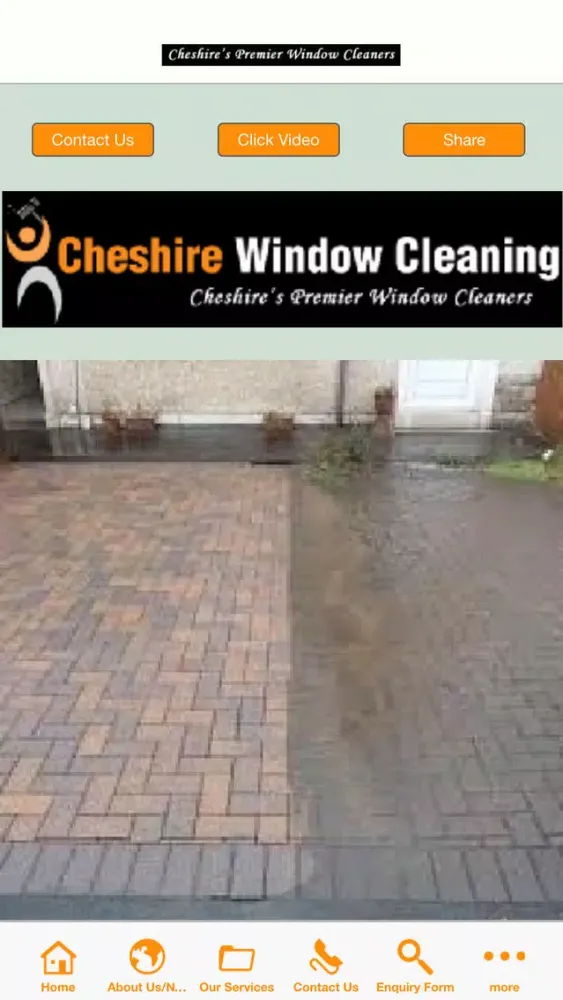 Capturas de tela do Cheshire Window Cleaning