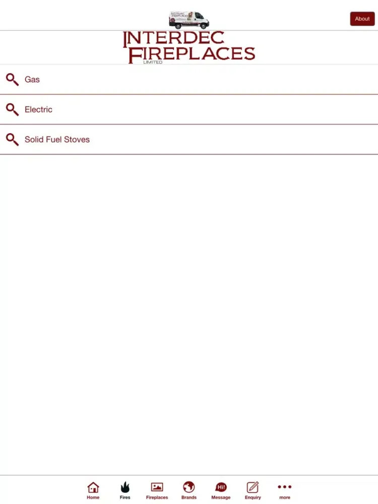 Interdec Fireplaces Ltd iPad  스크린샷