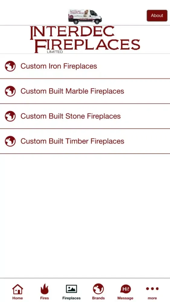Interdec Fireplaces Ltd 스크린샷
