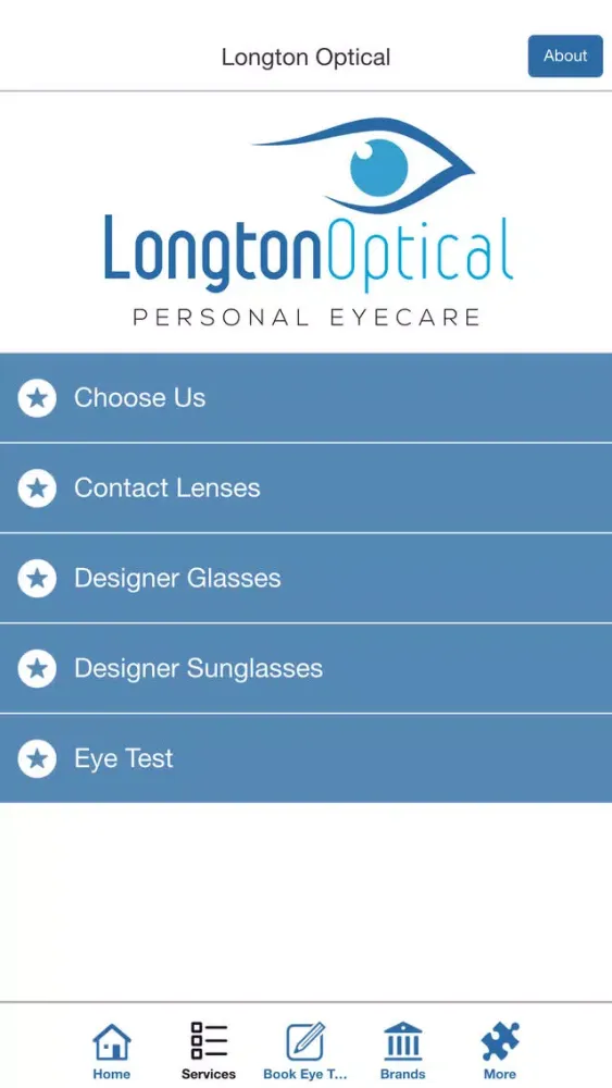 Tangkapan layar Longton Optical