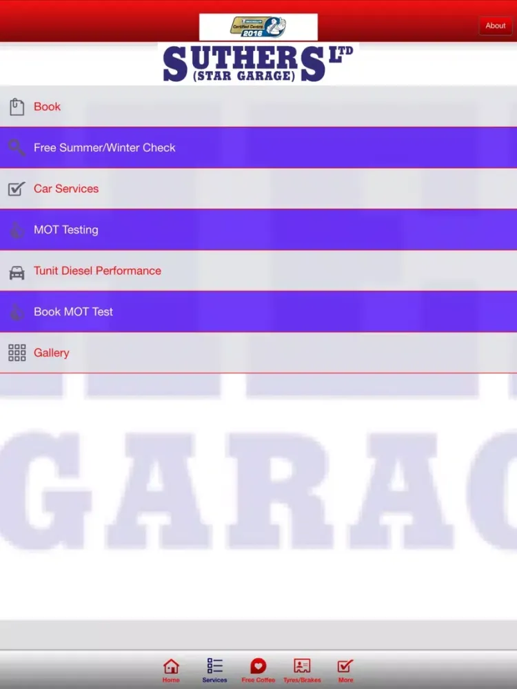 Zrzuty ekranu Suthers (Star Garage) Ltd iPad 