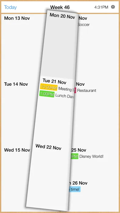 Week Calendar + سکرین شاٹس