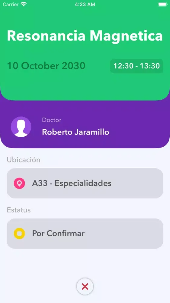 Capturas de pantalla de MedicosPro Pacientes