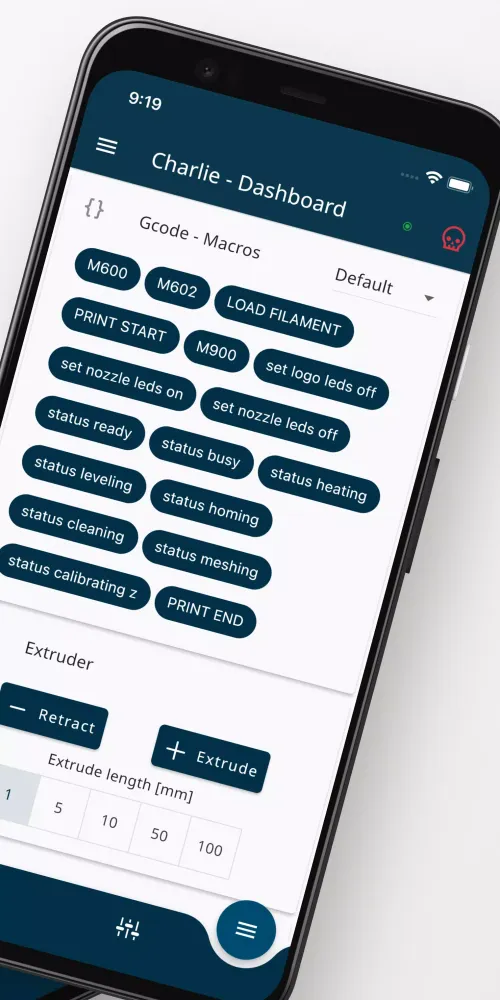 Mobileraker Screenshots