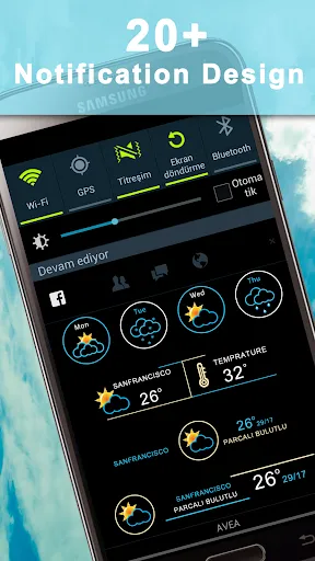 Capturas de tela do Weather Rise Clock 30+ Widgets