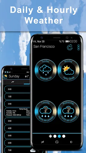Capturas de tela do Weather Rise Clock 30+ Widgets