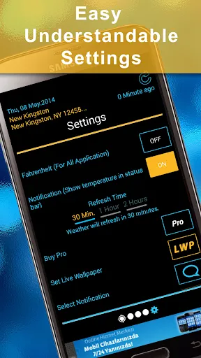 Capturas de tela do Weather Rise Clock 30+ Widgets