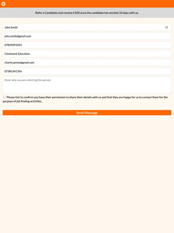 Tangkapan layar Clockwork Education iPad 
