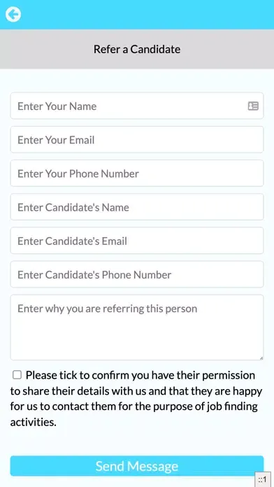 Tangkapan layar FastTrack App
