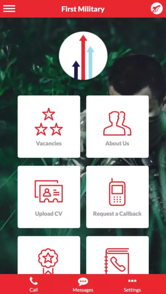 Ảnh chụp màn hình của First Military Recruitment